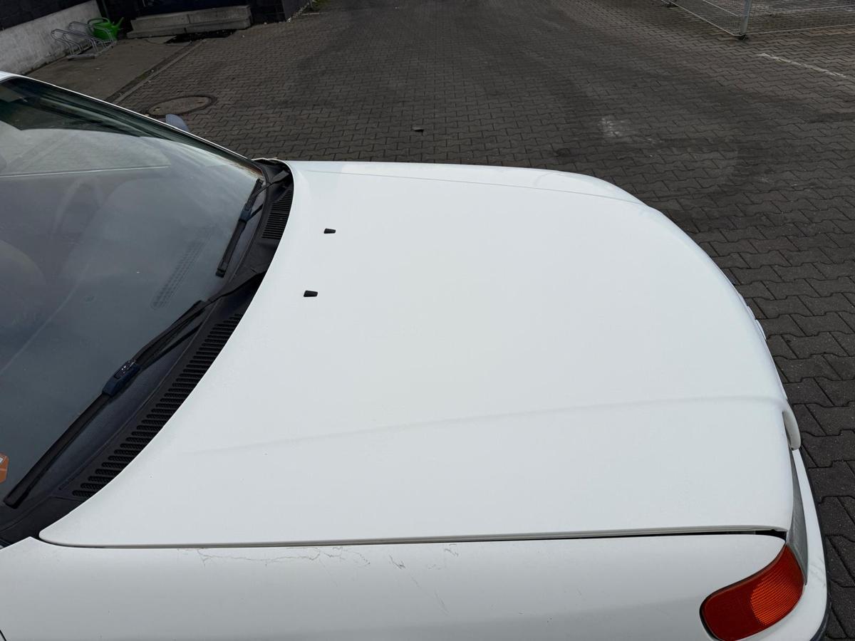 Audi 100 C4 original Motorhaube Deckel vorn L90E Alpinweiss BJ91